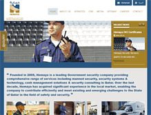 Tablet Screenshot of hemaya.com.qa